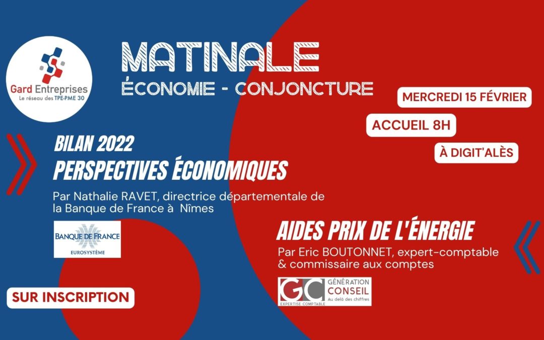 Matinale Eco Gard Entreprises : Bilan 2022 & perspectives 2023 en Occitanie, Aides énergie